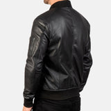 Genuine Leather Bomber Jacket