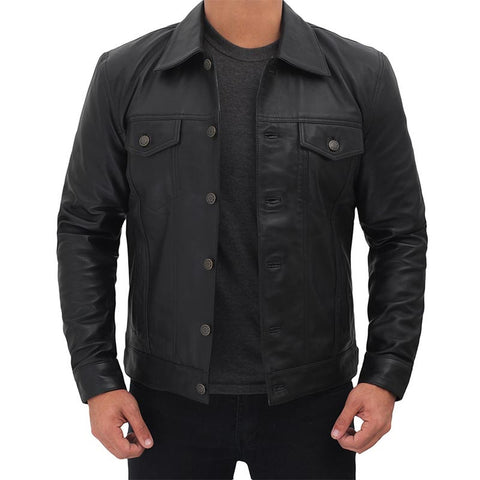 Leather Trucker Jacket