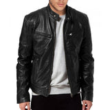 Lambskin leather jacket | Lambskin Leather Jacket Mens | Genuine Leather Jacket | Mens Jacket 