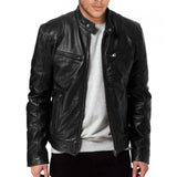 Lambskin leather jacket | Lambskin Leather Jacket Mens | Genuine Leather Jacket | Mens Jacket