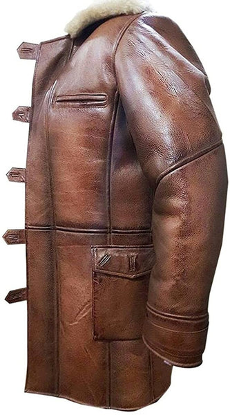 3BrownFURGenuineSheepLeatherJa