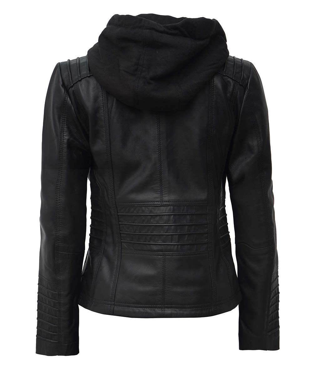 Black Leather Motorcycle Jacket