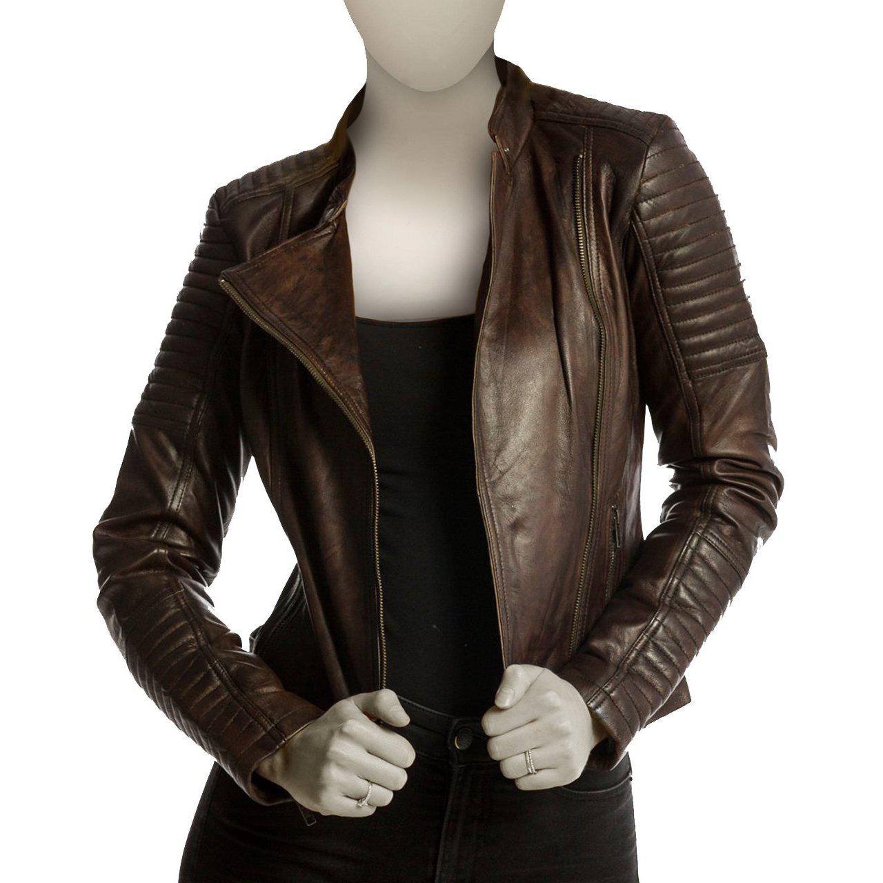 Stylish Brown Leather Jacket