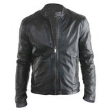 Hollywood Stylish Design New Biker Real Leather Jacket