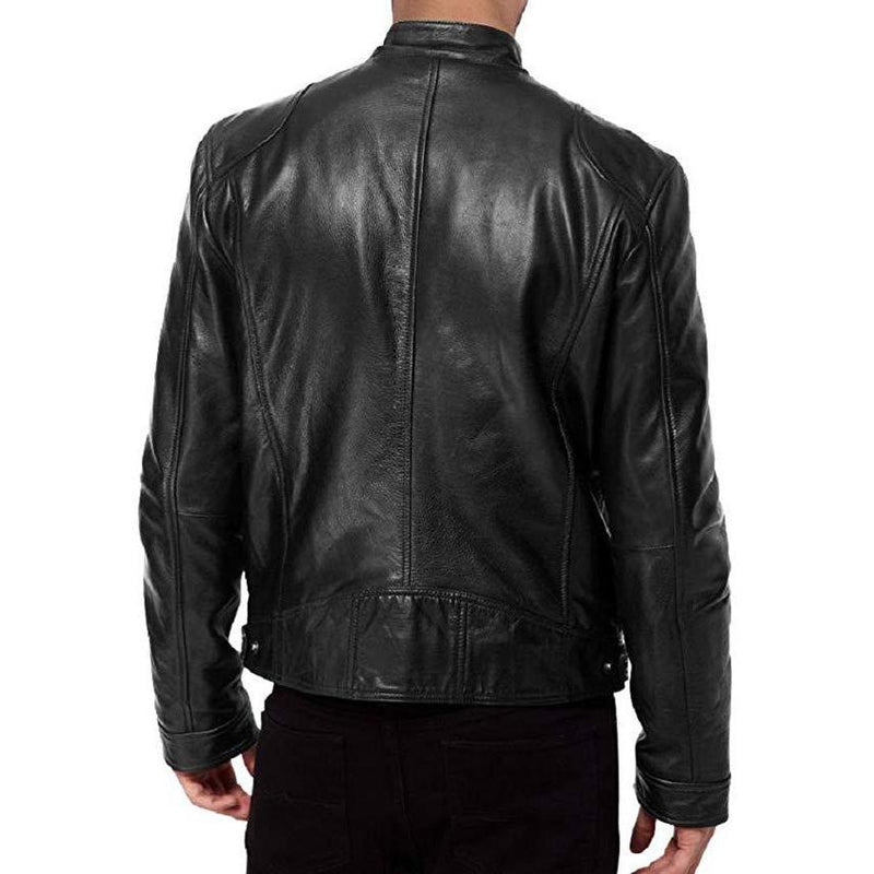 Lambskin leather jacket | Lambskin Leather Jacket Mens | Genuine Leather Jacket | Mens Jacket