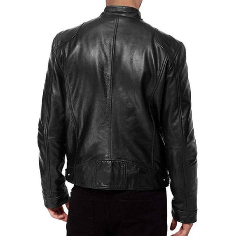 Lambskin leather jacket | Lambskin Leather Jacket Mens | Genuine Leather Jacket | Mens Jacket