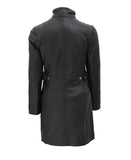 Long leather coat