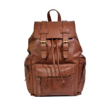 Vintage Brown Leather Backpack