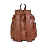 Vintage Brown Leather Backpack