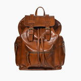 Stylish Tan Leather Backpack