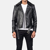 Black Leather Biker Jacket