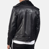 Black Leather Biker Jacket