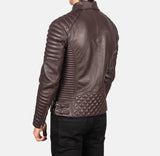 Leather biker Jacket for men