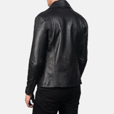 Black Leather Biker Jacket