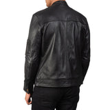 House Black Leather Biker Jacket