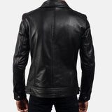 Black Leather Biker Jacket