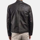  Brown Leather Biker Jacket