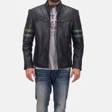 BIKER-1451 MUSH Trooper Leather Jacket