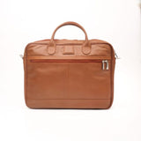 Executive Leather Laptop Bag in Tan