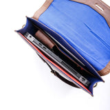 Tan Brown Leather Laptop Bag