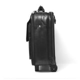 Leather Trolley Bag in Black