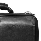 Leather Trolley Bag in Black