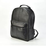 Stylish Black Leather Backpack