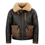 Genuine Shearling leather jacket for Men