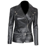 Black Leather Jacket Women