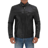 Black Real Leather Jacket For Men - Leather Jacket
