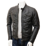 Genuine Lambskin Leather Men Jacket