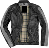 Smart And Stylish Motocycle Leather Jacket For Men In Black