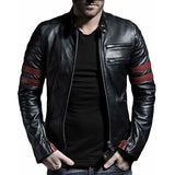 Biker Genuine Leather Jacket - Leather Jacket