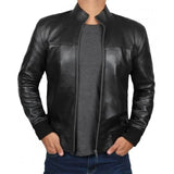 Black Leather Jacket for Bikers - Leather Jacket