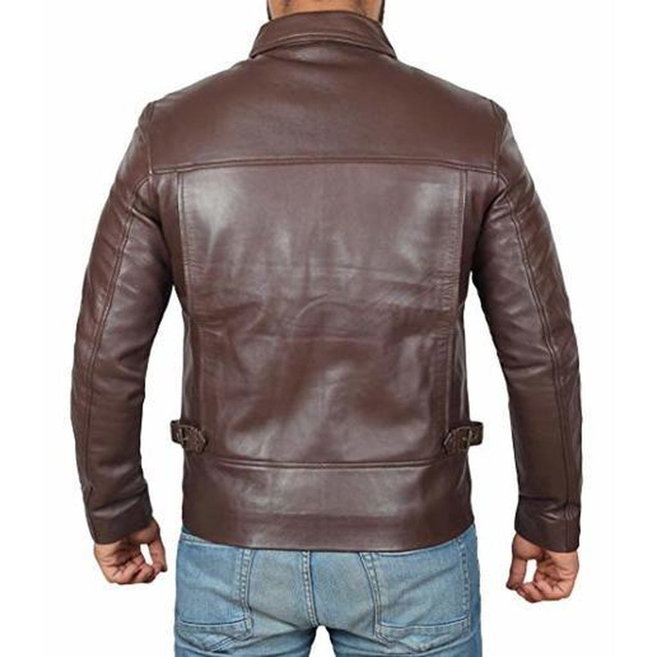Brown Vintage Leather Jacket for Men - Leather Jacket