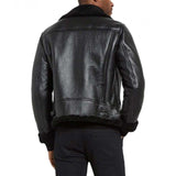 Geniune Leather Shearling Mens Jacket - Leather Jacket