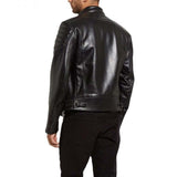 Asymmetrical Genuine Leather Jacket Mens - Leather Jacket