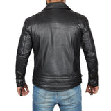 Black Diamond Classic 2 Motorcycle Leather Jacket Men - Leather Jacket