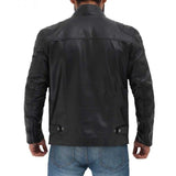 Black Real Leather Jacket For Men - Leather Jacket