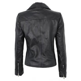 Black Real Leather Jacket For Women - Leather Jacket