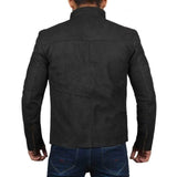 Black Suede Leather Jacket For Men - Leather Jacket