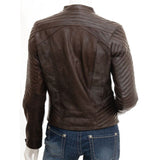 Stylish Leather Jacket for Women with Side Zip - Women Leather Jacket - Leather Jacket