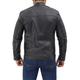 Black Genuine Leather Men Jacket - Leather Jacket