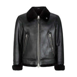 Geniune Leather Shearling Mens Jacket - Leather Jacket