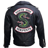 Southside Serpents Riverdale Men Black Slimfit Synthtic Leather Jacket - Leather Jacket