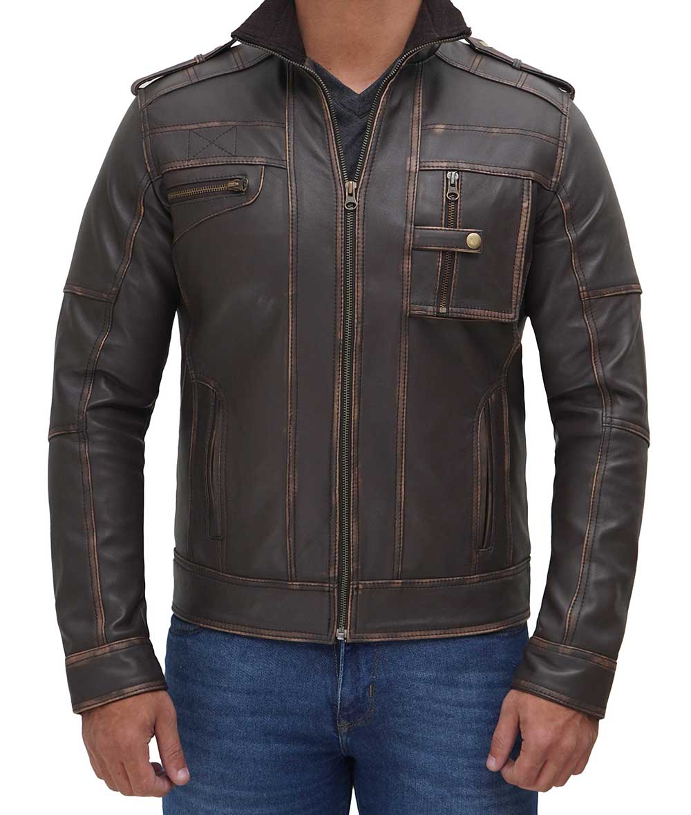 Tavares Ruboff Vintage Leather Jacket 