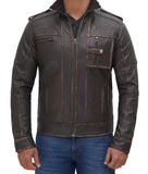 Tavares Ruboff Vintage Leather Jacket 