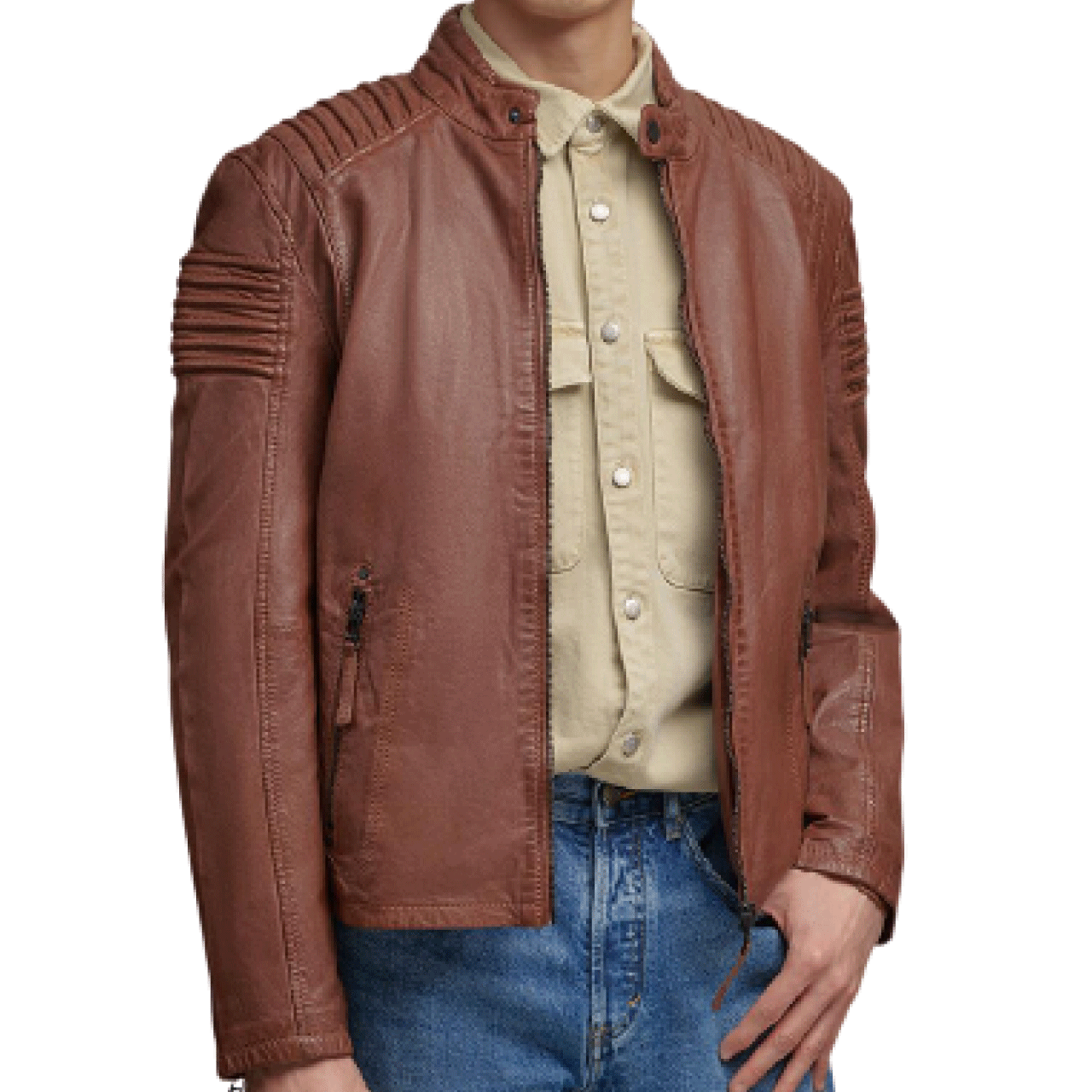 Motorcycle leather jacket 