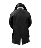 Bane Black Shearling Leather Coat for Winter - Swedish Bomber Jacket