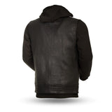 Spark - Men's Motorcycle Black Cowhide Leather Vest